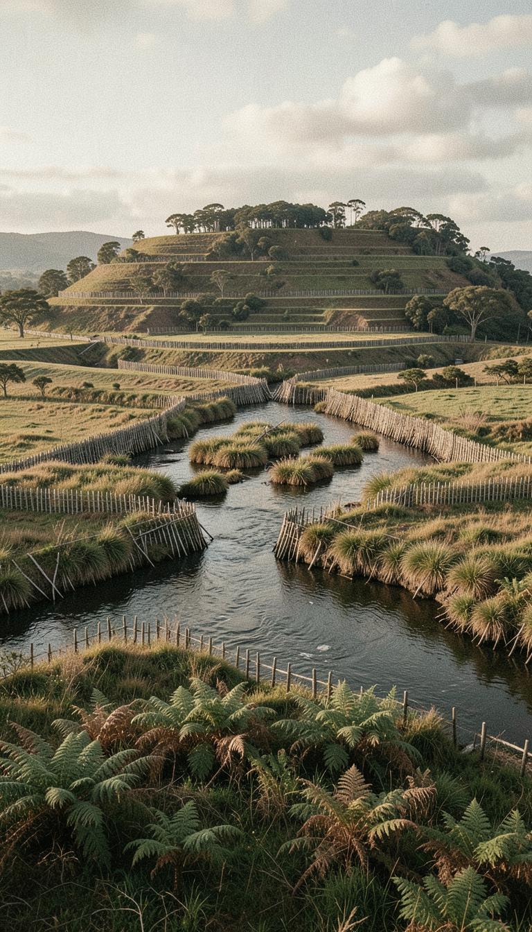 Reconstructed landscape at Pirongia, Waikato